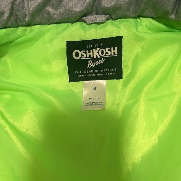 OshKosh B’Gosh Puffer Vest size 8 and 10/12 - Picture 5 of 5
